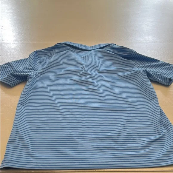 Set of 2 Vineyard Vines Performance Kids' Blue Polo Shirts - Picture 4 of 7